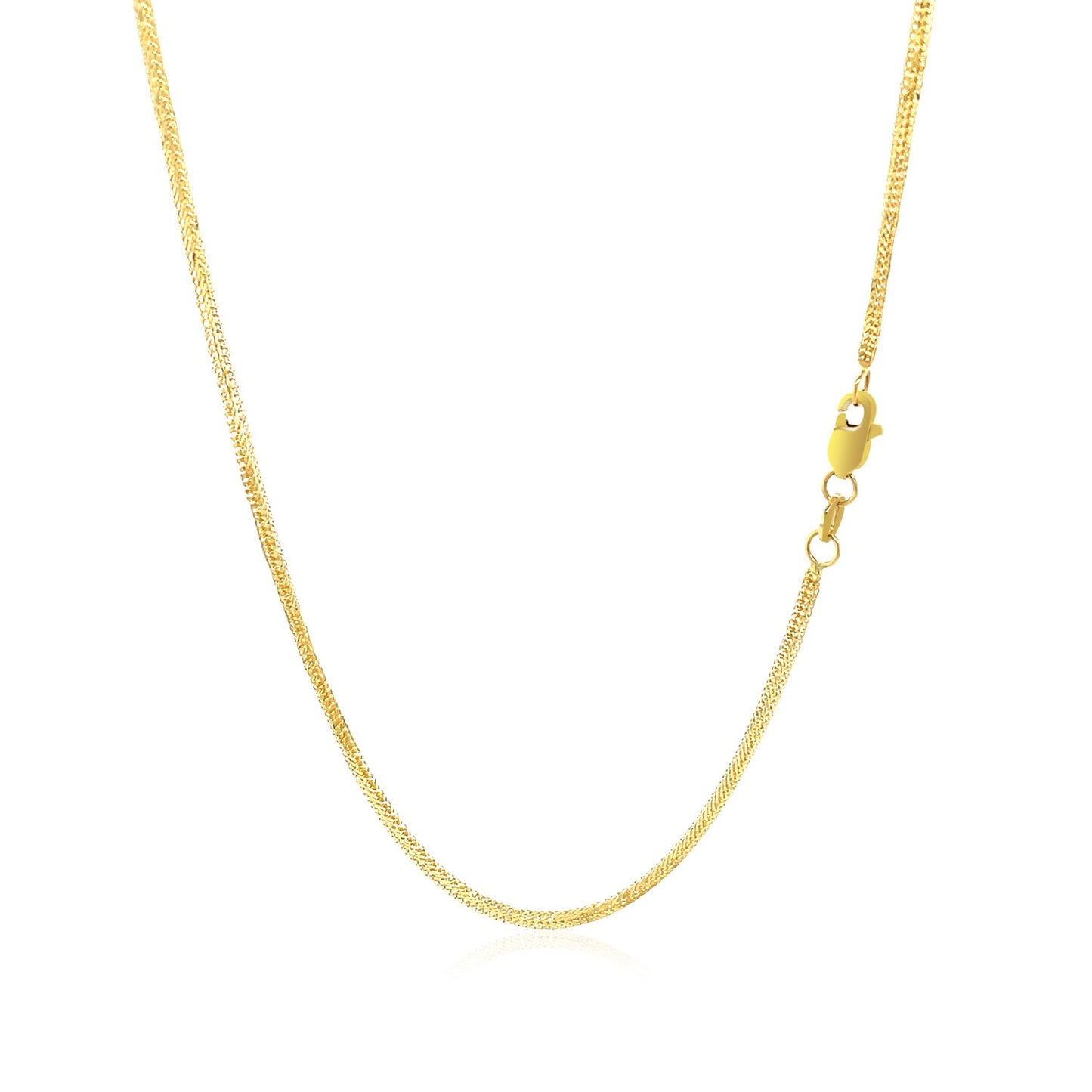 14k Yellow Gold Foxtail Chain (1.00 mm)