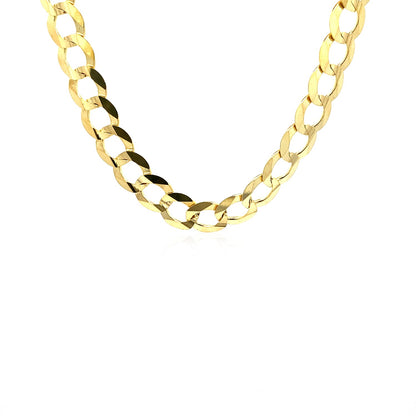 8.2mm 10k Yellow Gold Curb Chain (8.20 mm)