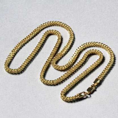 14k Yellow Gold Light Weight Wheat Chain (3.20 mm)