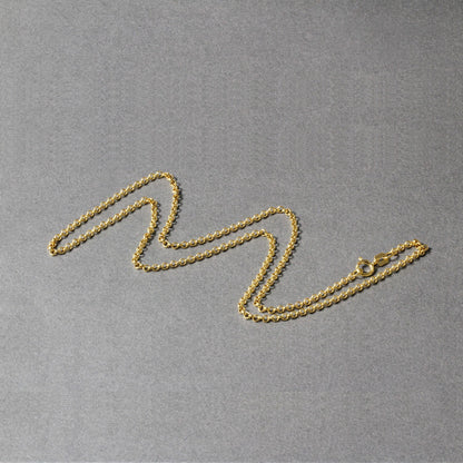 14k Yellow Gold Rolo Chain (1.90 mm)