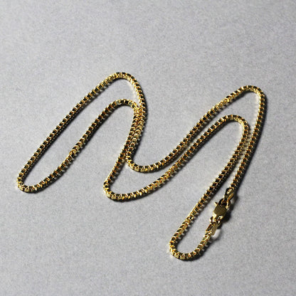 14k Yellow Gold Semi Solid Box Chain (1.80 mm)