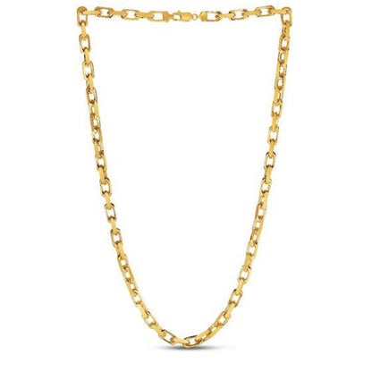 14k Yellow Gold French Cable Link Chain (6.10 mm)