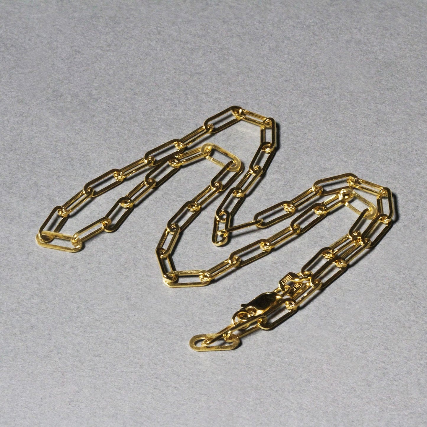 14K Yellow Gold Wide Paperclip Chain (3.20 mm)