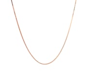 14k Rose Gold Classic Box Chain (0.60 mm)