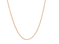 14k Rose Gold Singapore Chain (1.10 mm)