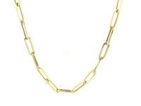 10K Yellow Gold Lite Paperclip Chain (4.20 mm)