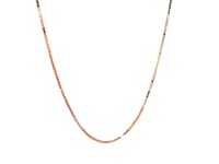 14k Rose Gold Classic Box Chain (0.73 mm)