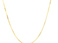 14k Yellow Gold Adjustable Cable Chain (1.10 mm)