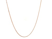 14k Rose Gold Classic Box Chain 0.60 mm