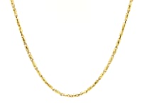 Diamond Cut Fancy Links Pendant Chain in Yellow Gold (1.50 mm)