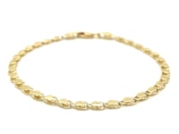 14k Yellow Gold Heart Bracelet (3.20 mm)