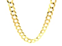 8.2mm 10k Yellow Gold Curb Chain (8.20 mm)