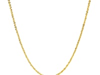 14k Yellow Gold Adjustable Sparkle Chain (1.20 mm)