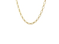 14k Yellow Gold Oval Rolo Chain (3.20 mm)